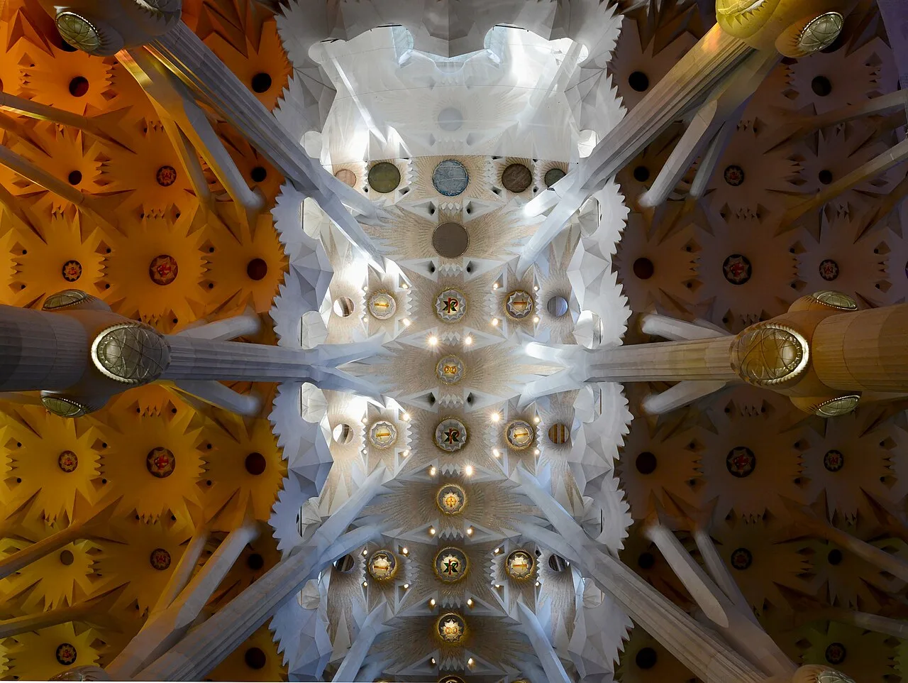 Spires of the Sagrada Família basilica, Barcelona