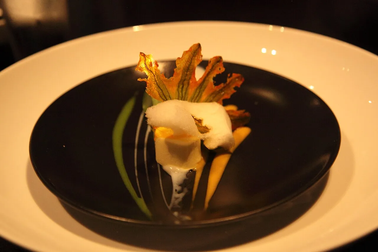 A dish at Alinea restaurant, Chicago
