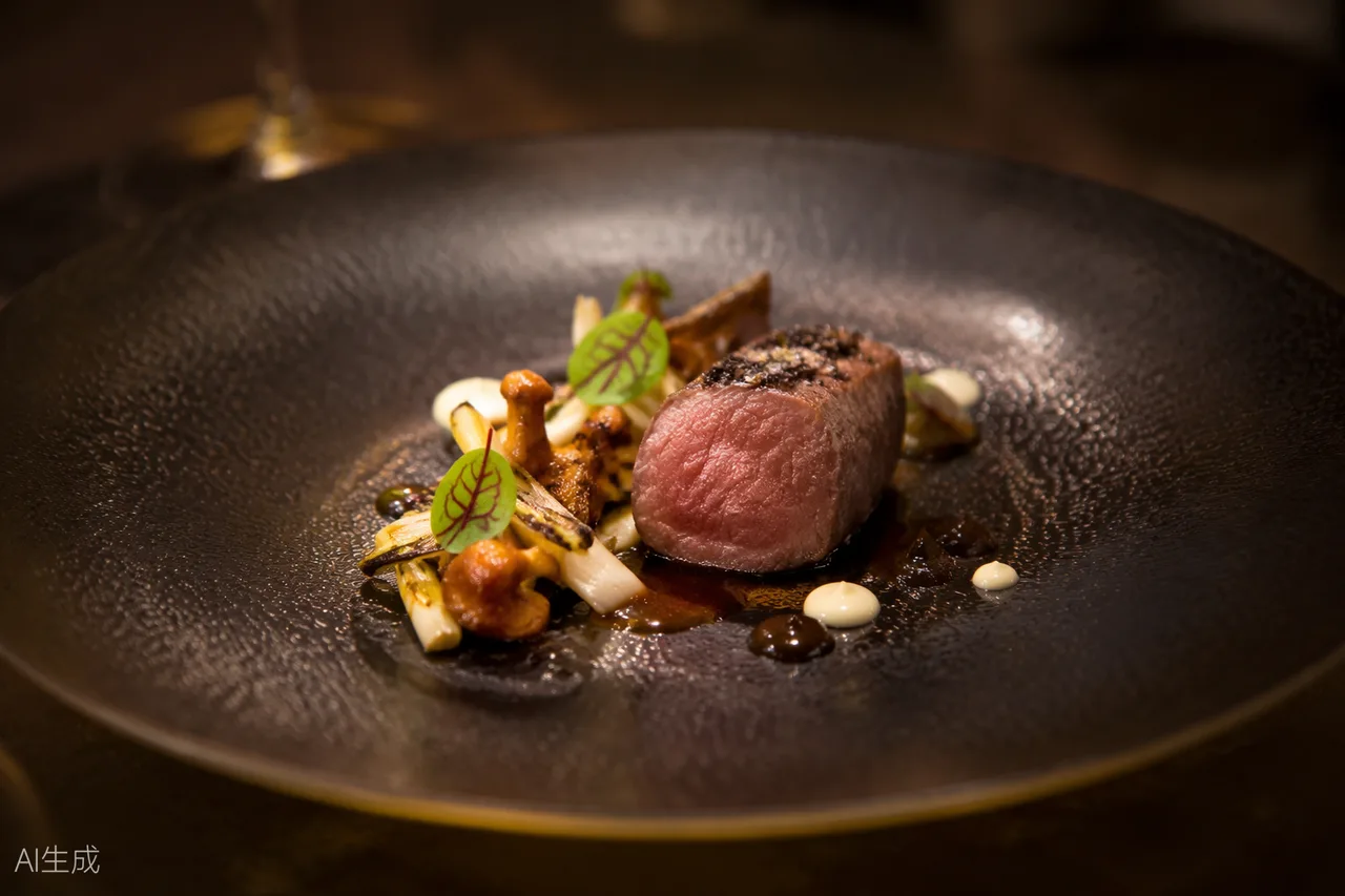 European dish in the style of Elfuego, Singapore (AI-generated illustration)
