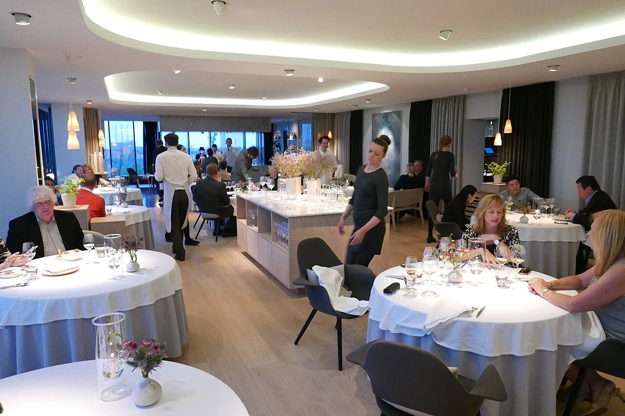 Dining room at Geranium, Copenhagen