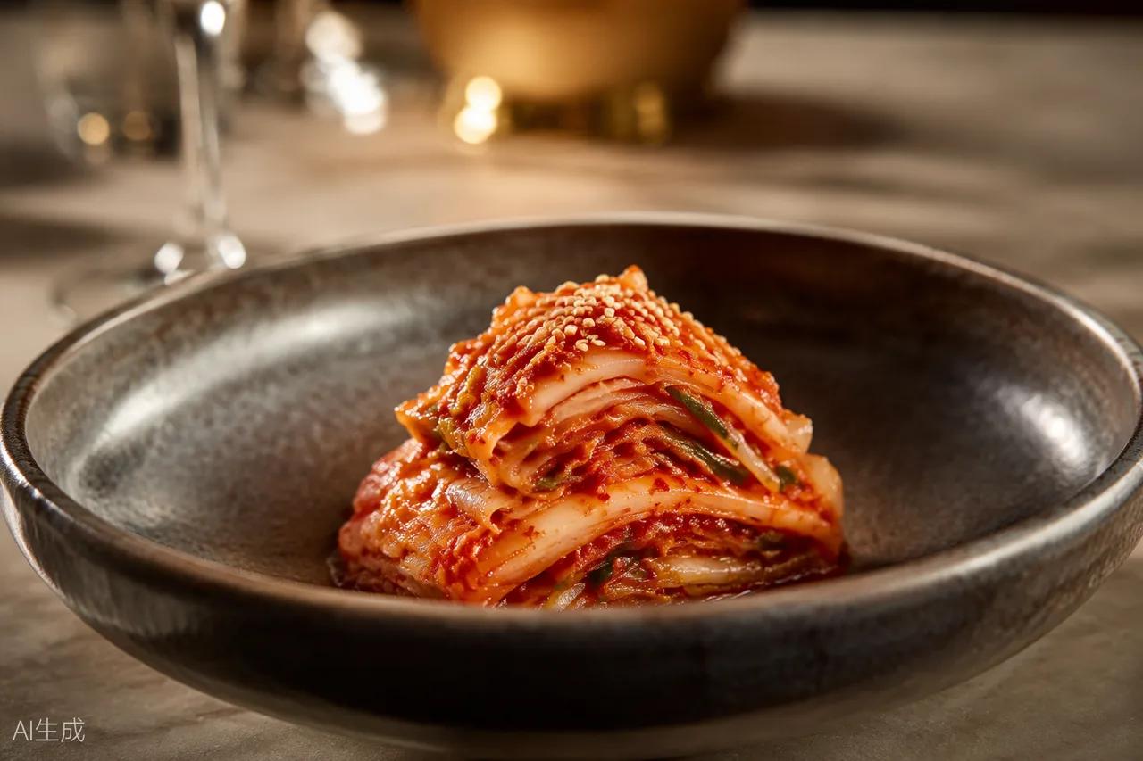 Korean dish in the style of Jungsik, New York (AI-generated illustration)