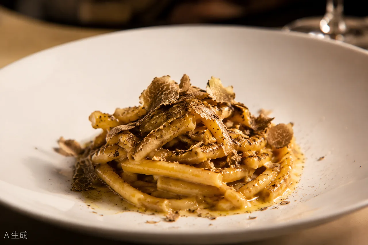 Italian dish in the style of La Pergola, Rome (AI-generated illustration)