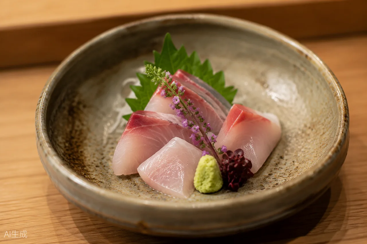 Japanese dish in the style of Tempura Kondo, Tokyo (AI-generated illustration)