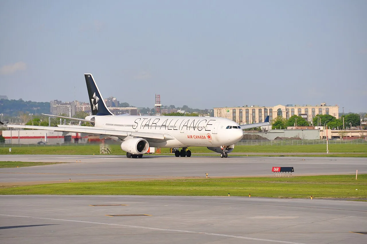 Air Canada Airbus A330 aircraft.