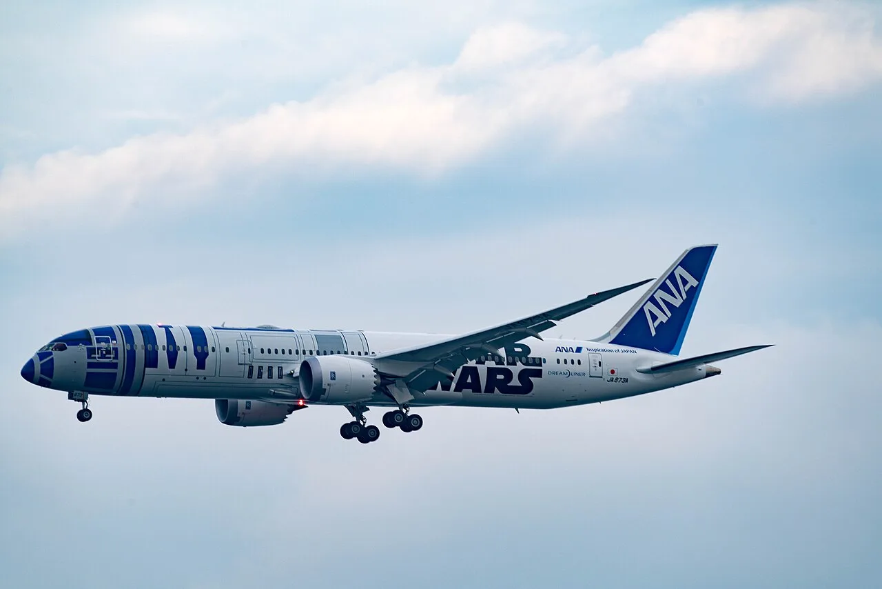 All Nippon Airways (ANA) Boeing 787 Dreamliner aircraft.