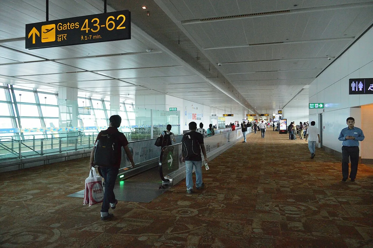 Delhi IGI Airport — UK–India gateway.