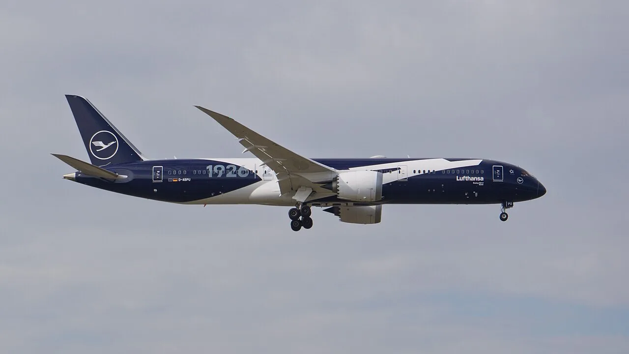Lufthansa Boeing 787-9 Dreamliner aircraft.