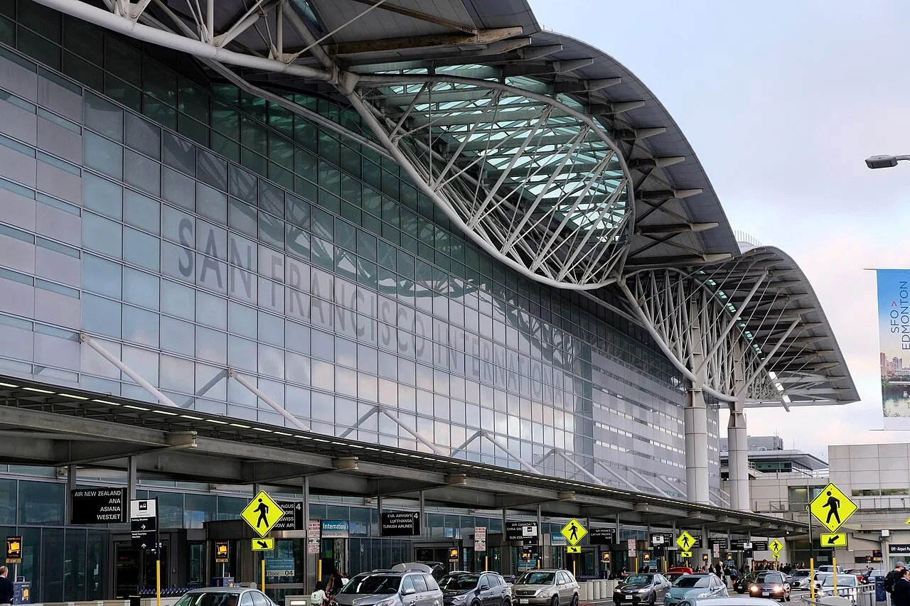 San Francisco International Airport — United Polaris hub on the US West Coast.