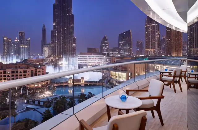 Address Downtown, Dubai — exterior and approach