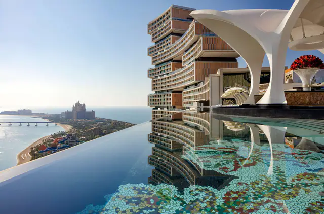 Atlantis, The Royal, Dubai — exterior and approach