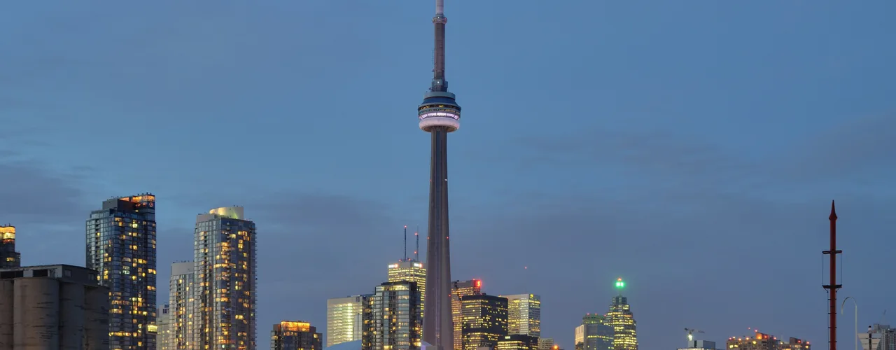 Toronto downtown skyline with the CN Tower