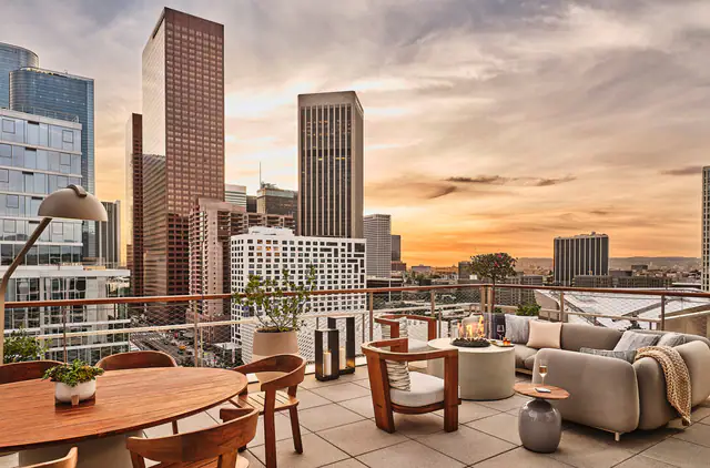 Conrad Los Angeles, Los Angeles — exterior and approach