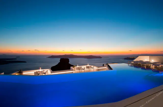 Grace Hotel, Auberge Resorts Collection, Santorini — exterior and approach