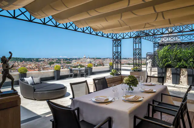 Hassler Roma, Rome — exterior and approach
