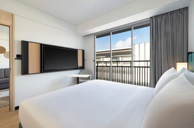 King room with furnished balcony at Hilton Garden Inn Bali Nusa Dua