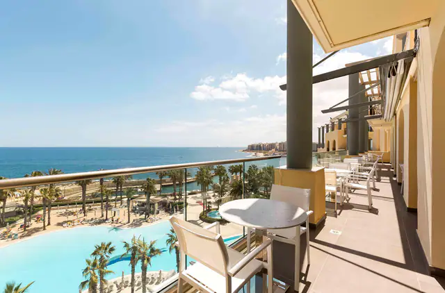 Hilton Malta, St Julian's — exterior and approach
