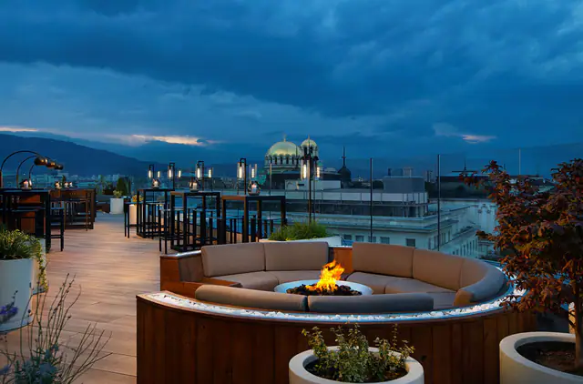 Hyatt Regency Sofia, Sofia — exterior and approach