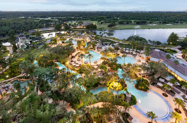 JW Marriott Orlando Grande Lakes, Orlando — exterior and approach