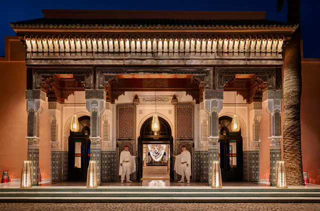 La Mamounia Marrakech, Marrakech — exterior and approach