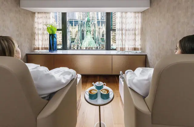 Lotte New York Palace, New York — exterior and approach
