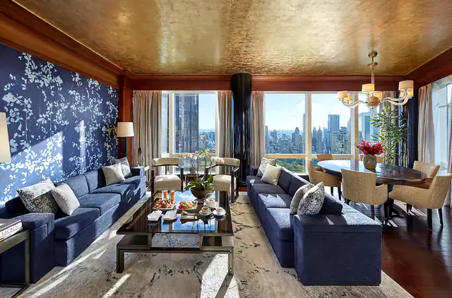 Mandarin Oriental, New York, New York — exterior and approach