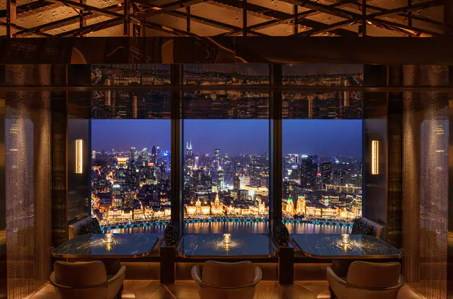 The Ritz-Carlton Shanghai, Pudong, Shanghai — exterior and approach