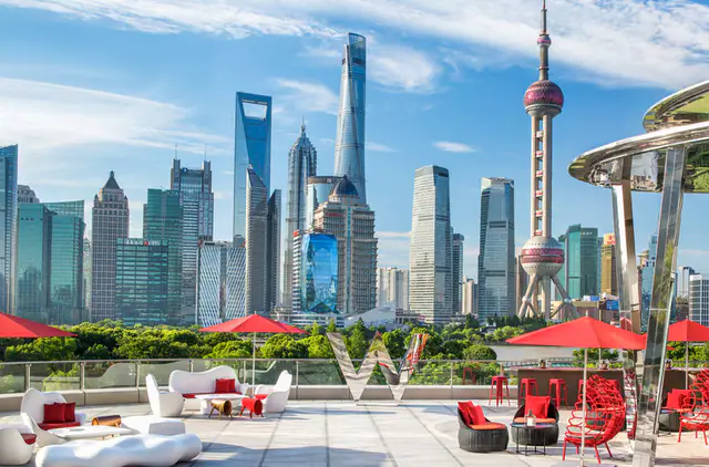 W Shanghai - The Bund, Shanghai — exterior and approach