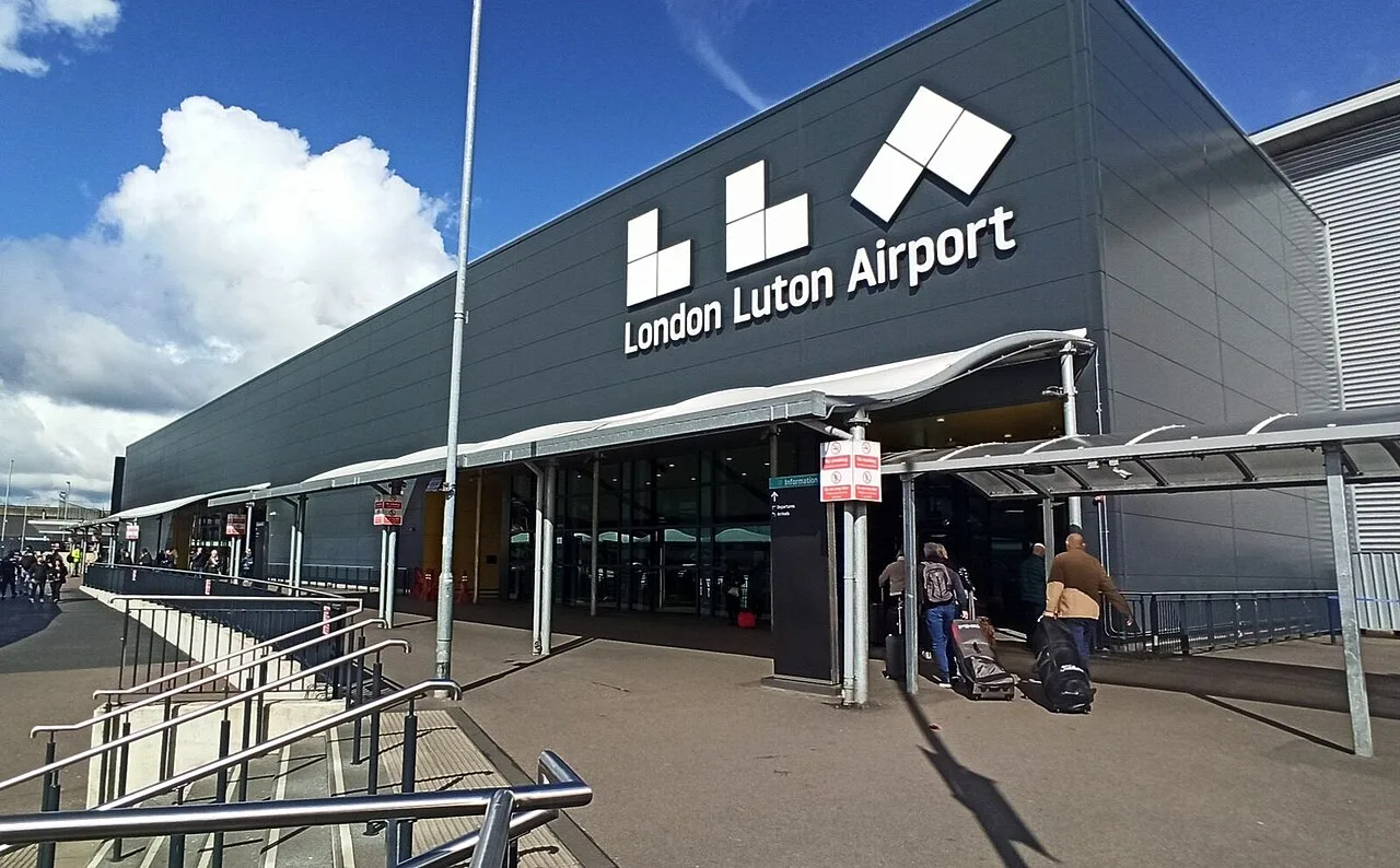 London Luton Airport — easyJet hub for northern London.