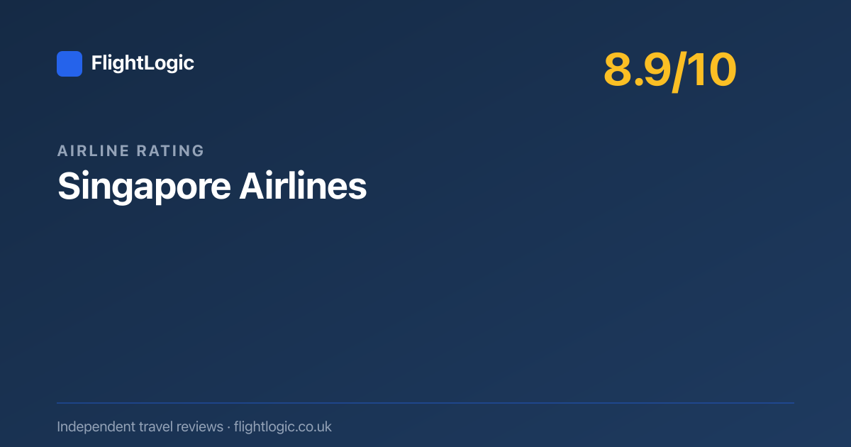 Singapore Airlines Review & Rating | FlightLogic